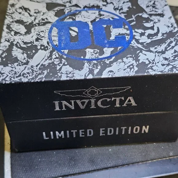 Invicta DC Comics Batman Men's Watch - 50mm, Gold, Black - LE /4000 mint 50mm